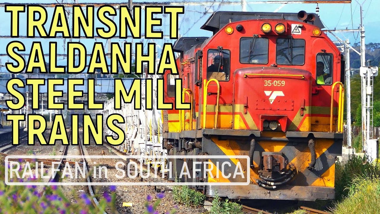 Moving freight trains to/from SALDANHA STEEL Smelter with TRANSNET Locomotives | Train South Africa