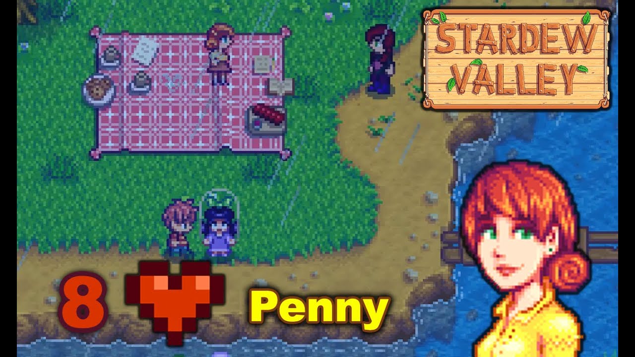 Stardew Valley - Penny eight hearts event
