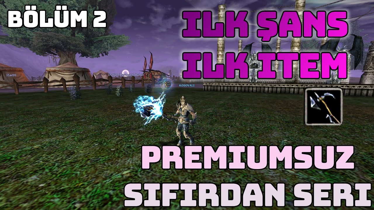 Bölüm2  Agartha İlk itemi bastık (83 lv sıfırdan seri) #knightonline