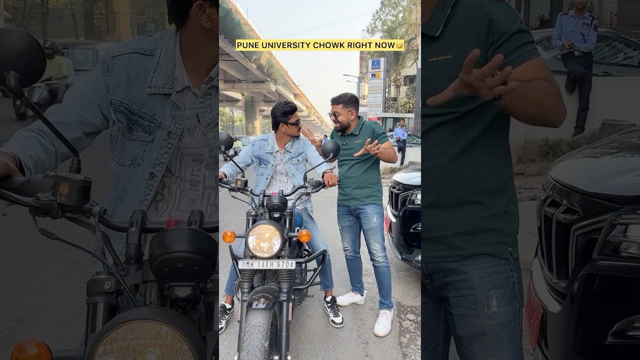 PUNE UNIVERSITY CHOWK RIGHT NOW🤣 | Aaryak Pathak | #comedy #pune #aaryakpathak