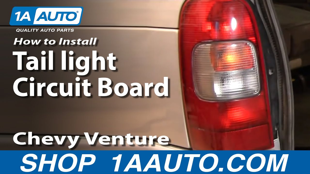 How to Replace Tail Light Circuit Board 97-05 Chevy Venture