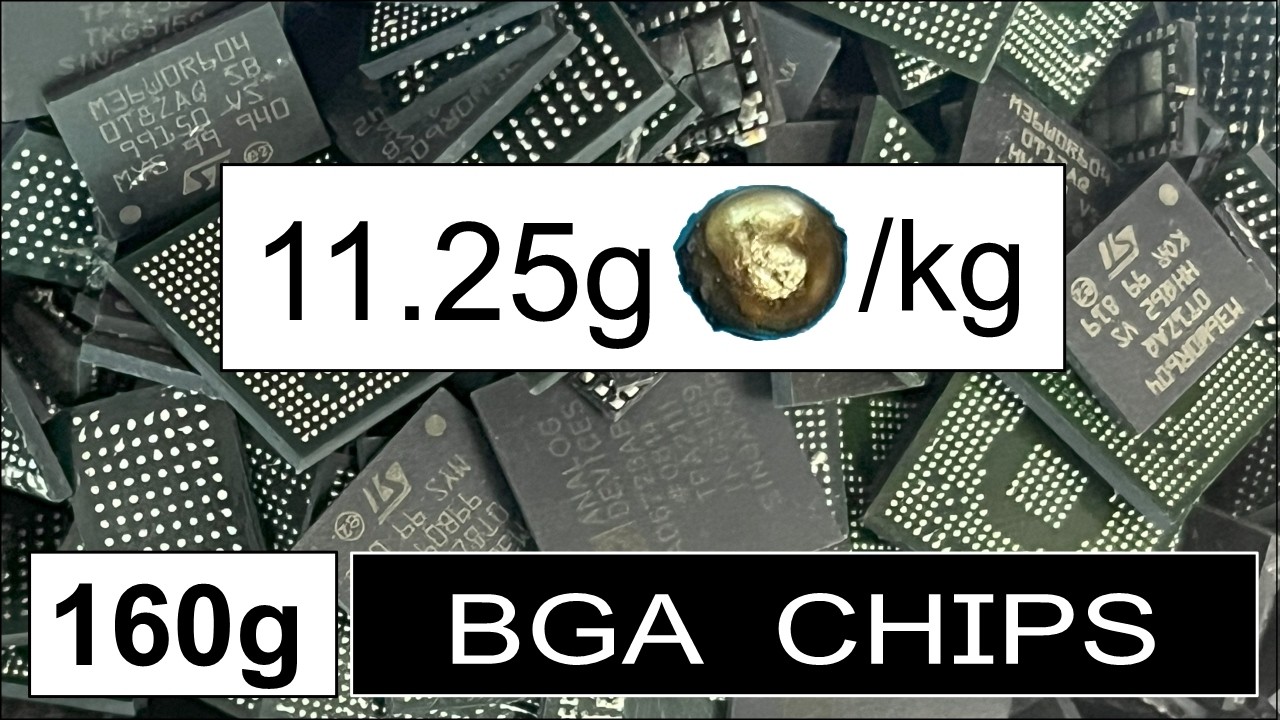 160 г BGA-чипов — хороший выход