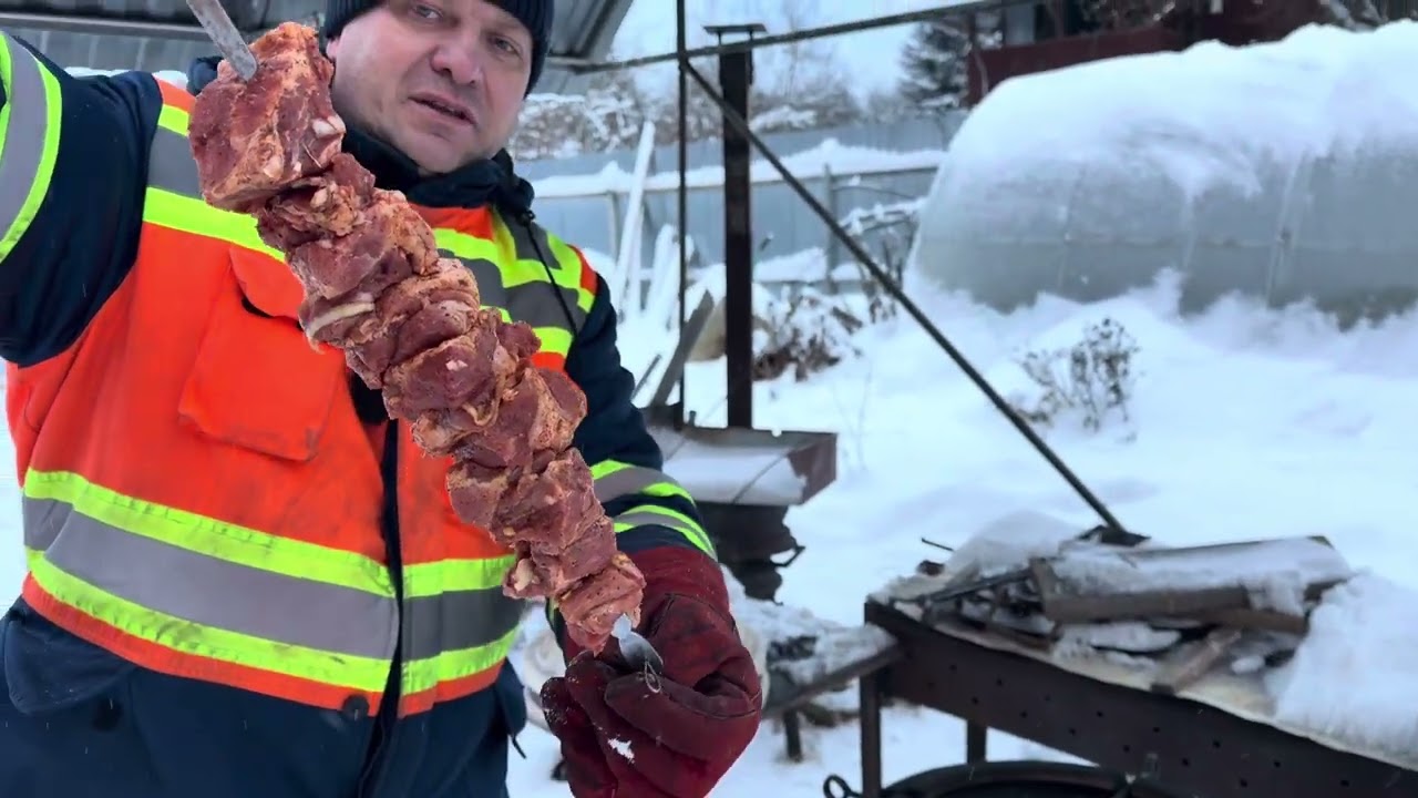 Праздничный шашлык в апельсиновом маринаде