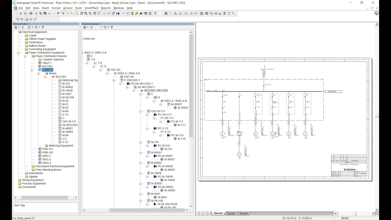 Smart® Electrical: MCC Single Line Diagram