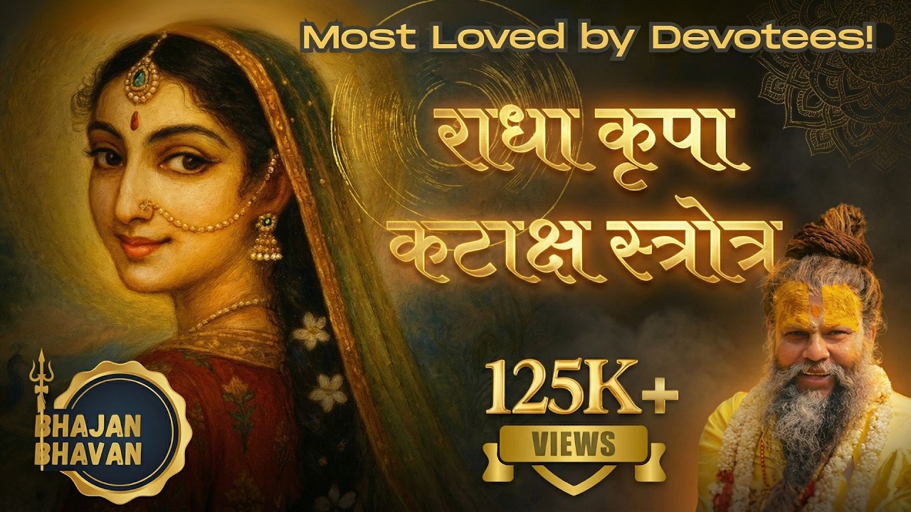 Radha Kripa Kataksh Stotra | राधा कृपा कटाक्ष स्तोत्र | Radha Rani Bhajan | 2025 Bhajan