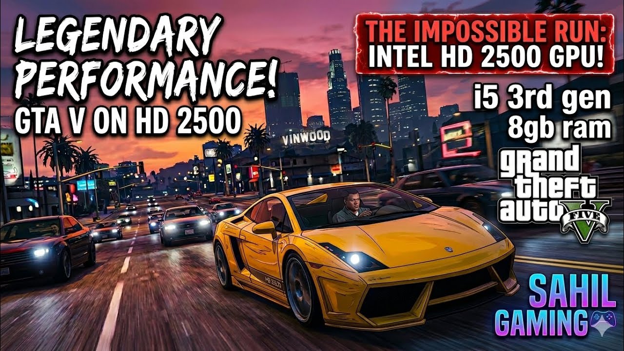 GTA V vs. Intel HD 2500: The Impossible Run! (2026 Gameplay)