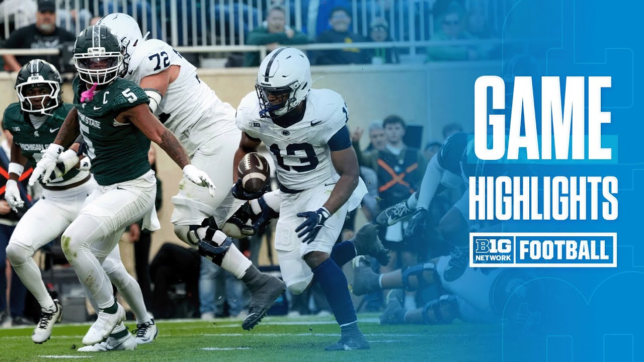 Penn State at Michigan State | HIGHLIGHTS | Big Ten Football | 11/15/2025