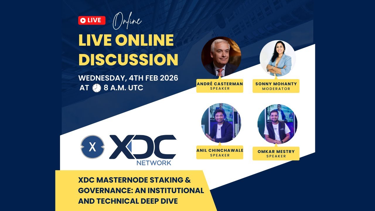 XDC Masternode Staking & Governance: An Institutional and Technical Deep Dive