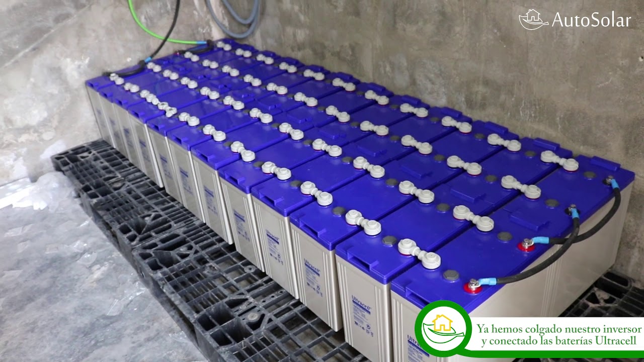 Instalación Fotovoltaica con baterías OPzV Ultracell