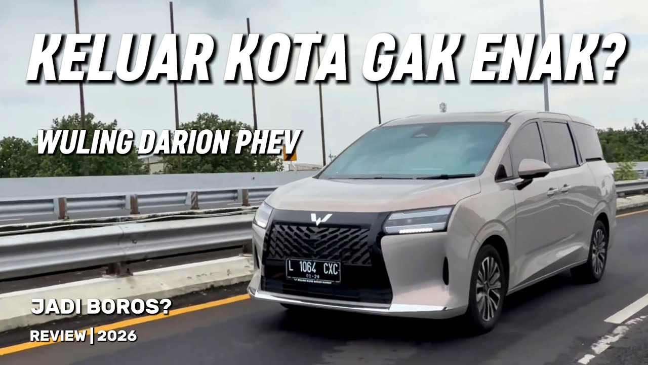 DIBAWA KELUAR KOTA BOROS? | TES JARAK JAUH WULING DARION PHEV