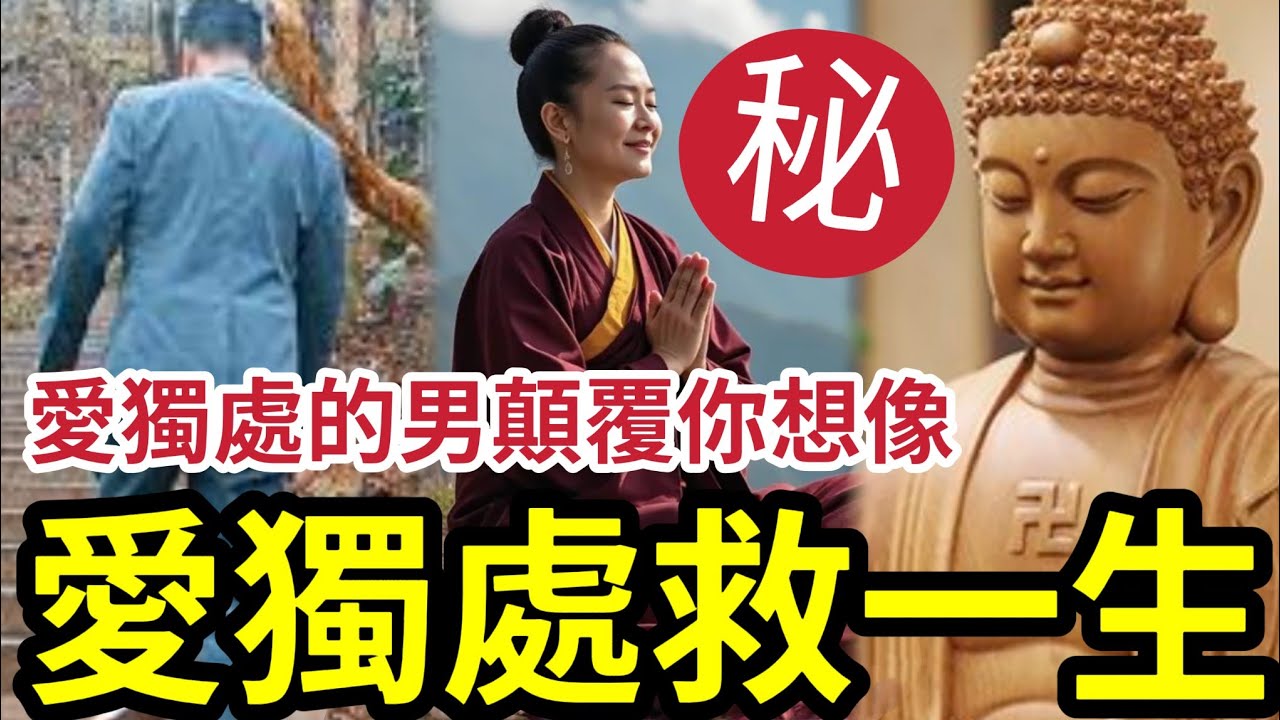 #佛禪 獨來獨往的男女！大部份「都是這種人」 顛覆你的想像！只有一種「是人多好過人少？」你有誠實面對自己嗎？