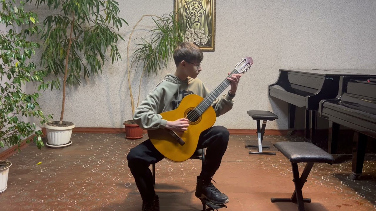 Н. Лукʼянова варіації на тему укр. нар. пісні «Ой, Марічко!». Виконує Батрак Владислав