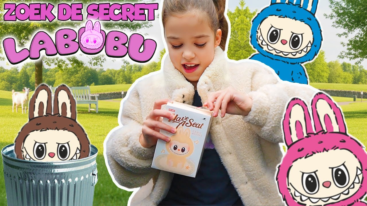 OP ZOEK NAAR DE SECRET LABUBU'S !! (VERSTOPPERTJE !!)
