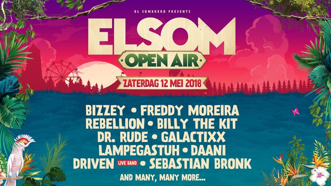 Line up voor Elsom Open Air 2018 is compleet! 🎉