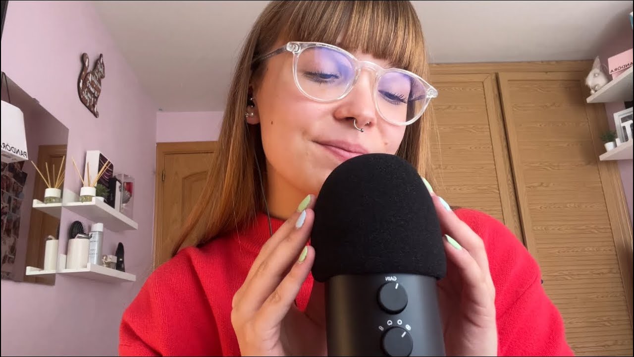 ASMR TOCANDO el micrófono con Antipops y sin ellos | ASMR en ESPAÑOL