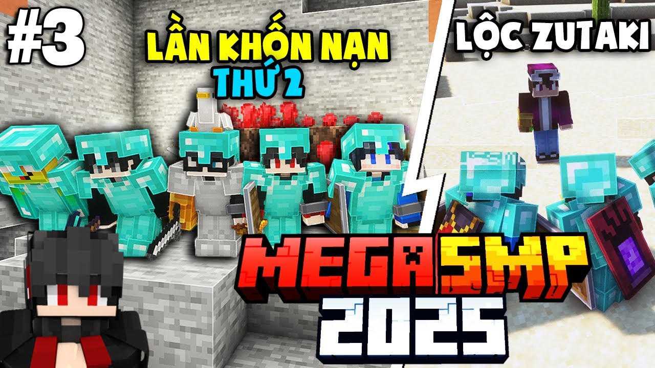 Phi Vụ Ăn Vạ Thứ 2, Kết Nạp Siro V&agrave;o Team Gọi Vốn | KiraMC Minecraft MEGA SMP 2025 Tập 3