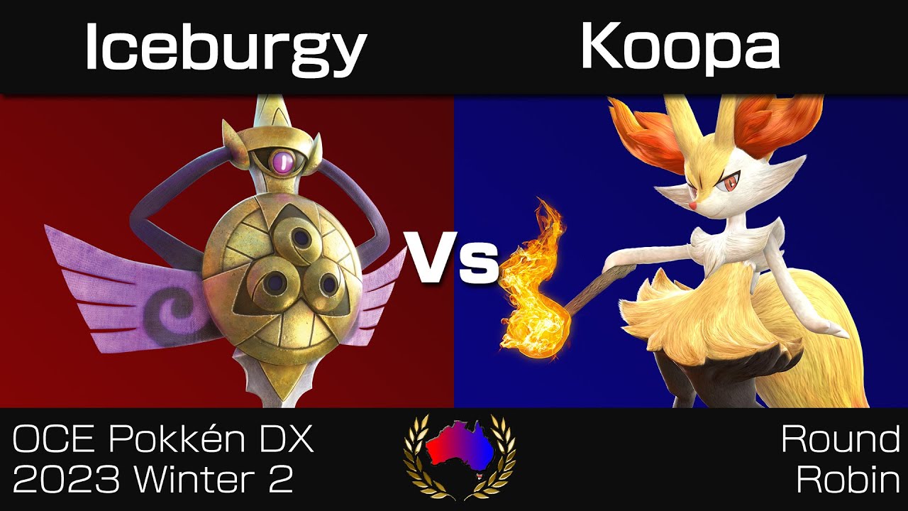 OCE Pokkén DX 2023 Winter 2 - Round Robin: Iceburgy (Aegislash) vs. Koopa (Braixen)