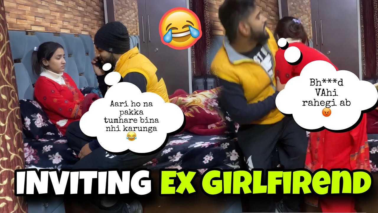 Inviting Ex Girlfriend On Marriage Anniversaire Prank On Wife😂 | hindi couple prank |MrandMrsgautam