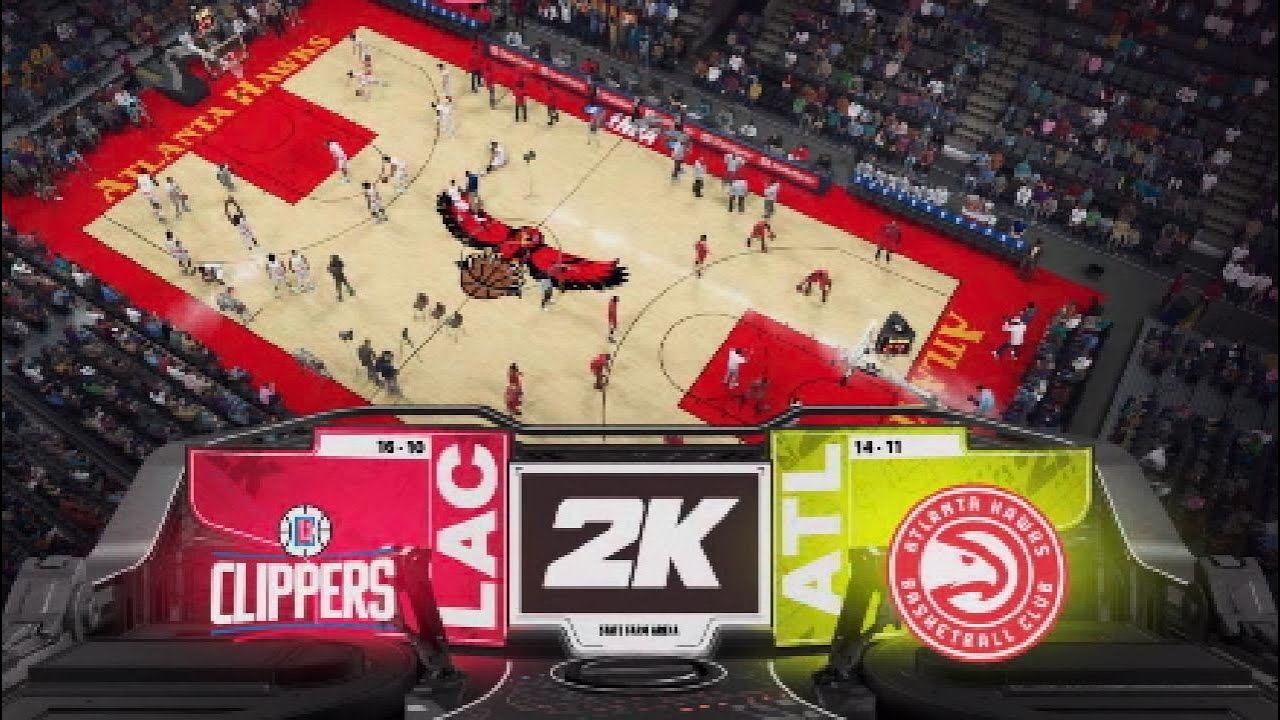 NBA2k26 MyNBA Eras 16/17 Atlanta Hawks Vs LA Clippers