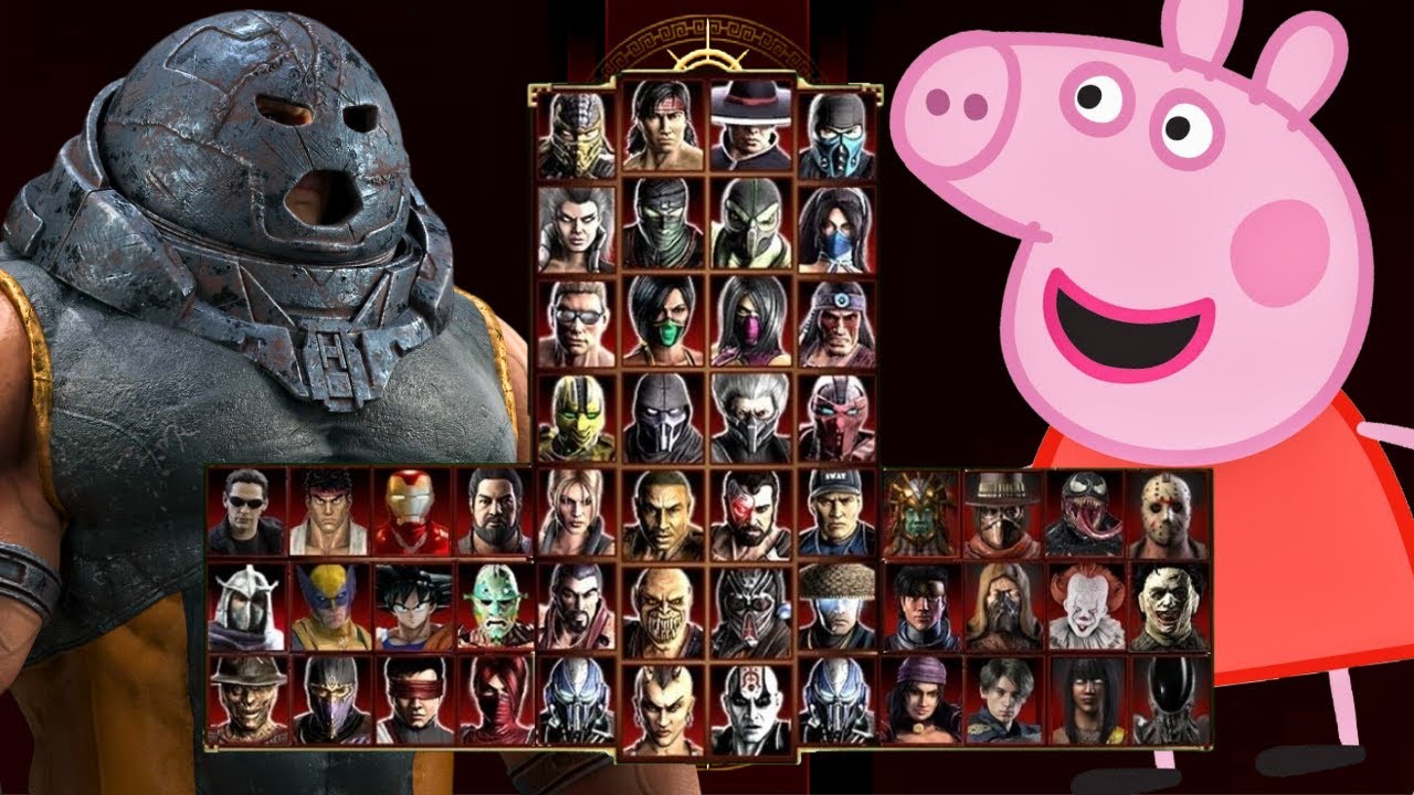 Mortal Kombat 9 - JUGGERNAUT MARVEL & PEPPA PIG 🐖 - Expert Tag Ladder - Gameplay @(1080p) - 60ᶠᵖˢ ✔