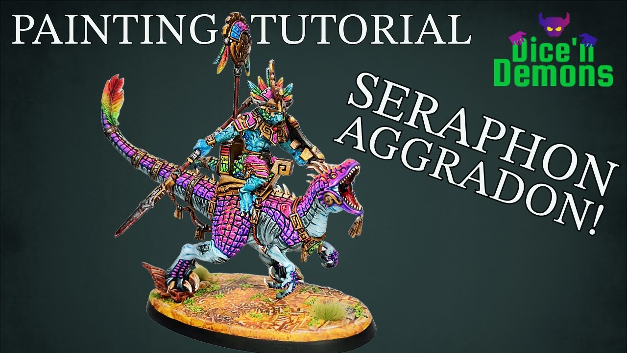 Painting a Seraphon/Lizardmen Aggradon for Warhammer Age of Sigmar from Games Workshop!