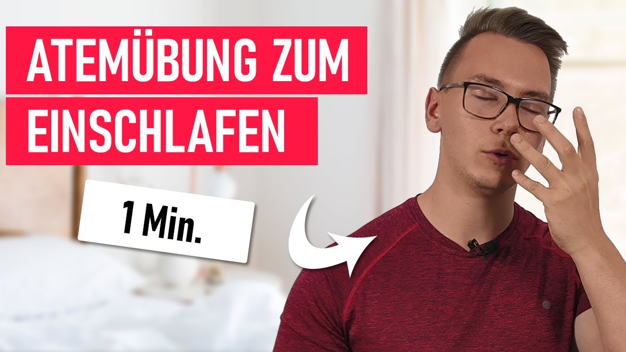 Sofort besser einschlafen mit der 4-7-8 Atmung und einer Entspannungstechnik (Navy Seal Methode)