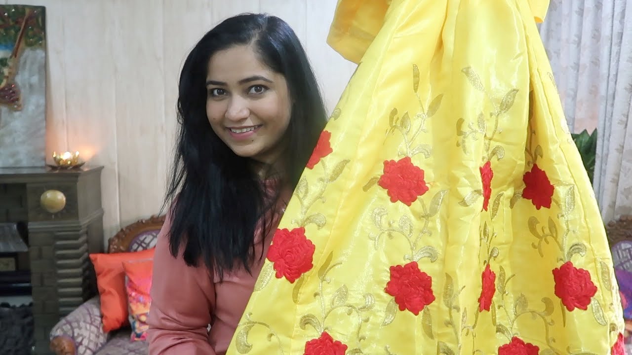 PERFECT BRIDAL HALDI MEHENDI LEHENGA