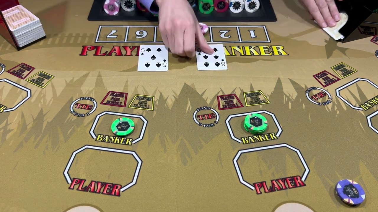 БАККАРА $3000 БАЙ-ИН СЕАНС ​​ДЛЯ 2 ИГРОКОВ
