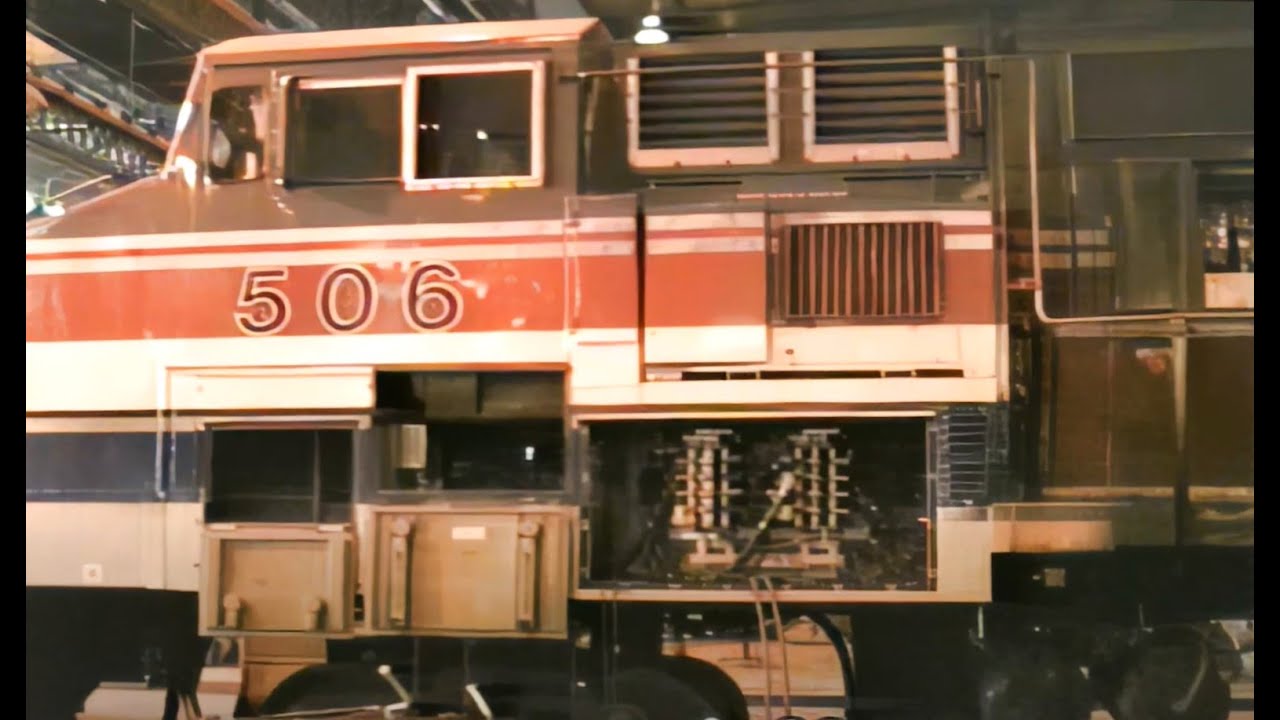 Amtrak Beech Grove Shop Tour 1996 [Restored using AI] Teen Association of Model Railroaders