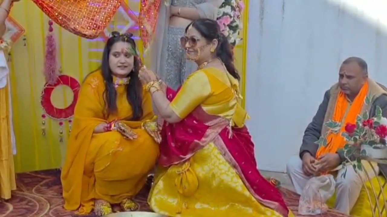 Dehradun wedding/ Pahadi haldi haath / haldi haath ki rashm