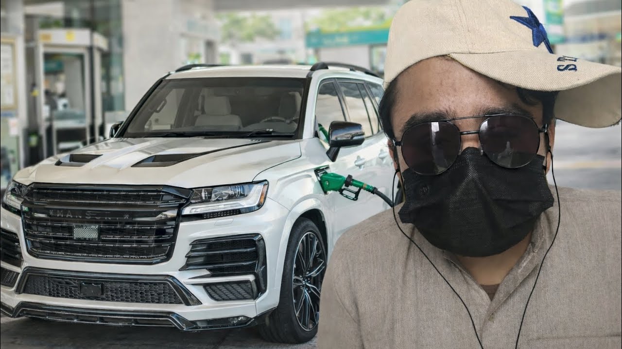 Toyota Land Cruiser Mansory Refueling at Gas Station 😱 | Luxury SUV Fuel Stop