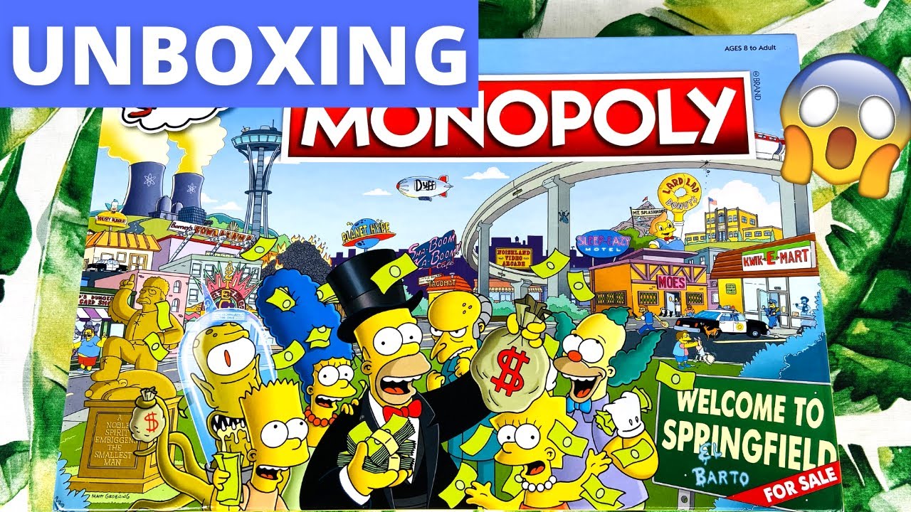 MONOPOLY LOS SIMPSONS ESPAÑOL 💛😱 🚨THE SIMPSONS🚨 🎉JUEGO de MESA🎊 Unboxing 🎲 HASBRO GAMING ❤️ PERÚ