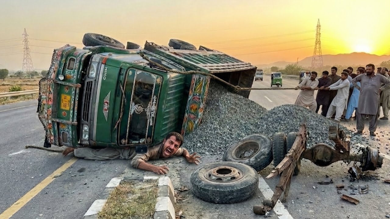 Top 4 Incredible Emergency Truck Repairs | Heavy Load Damage Restoration in Pakistan