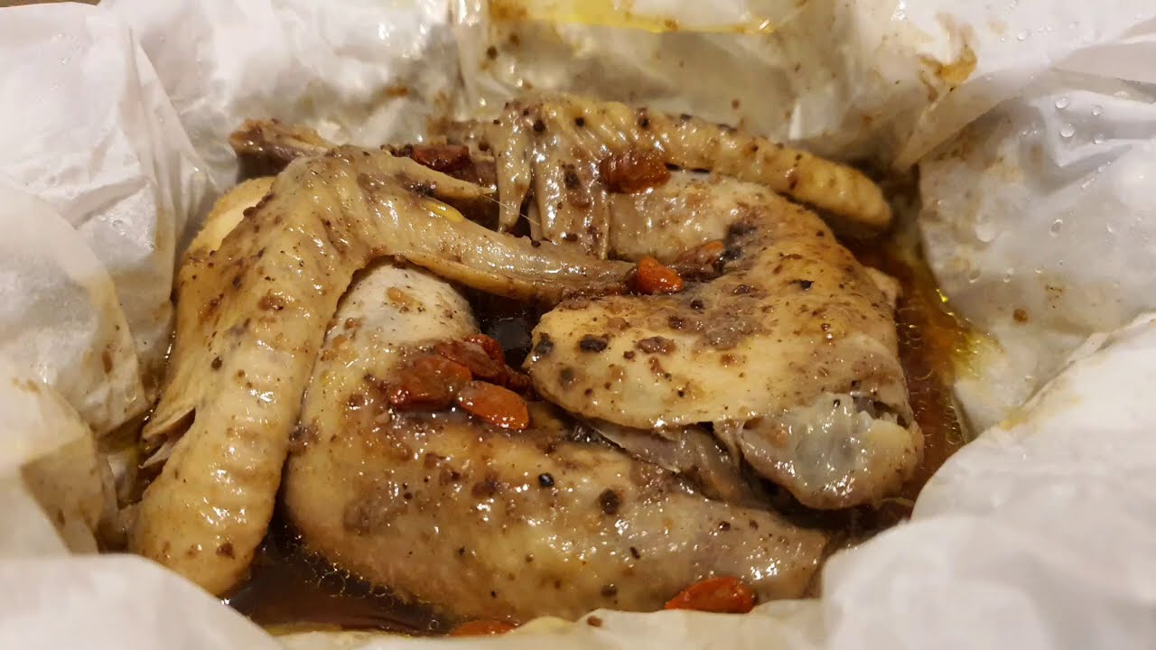 beggar chicken | steamed herbal chicken