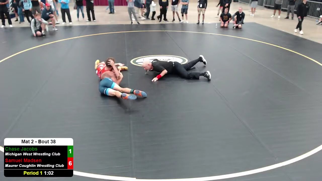 2025 IHPO 109lbs - Samuel Madsen (Maurer Coughlin) over Chase Jacobs (Michigan West) TF 16-1 (2:26)