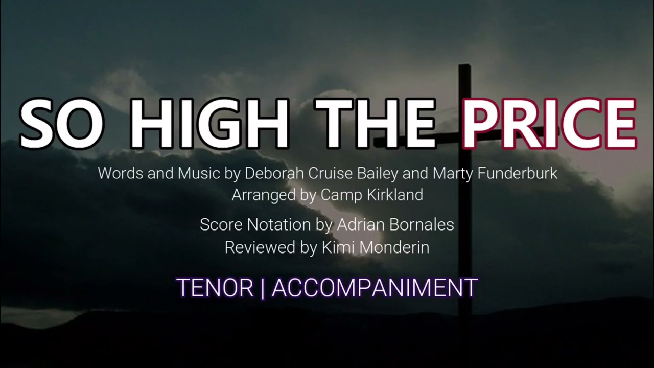So High the Price | Tenor Vocal Guide by Pastor Susito Mahinay
