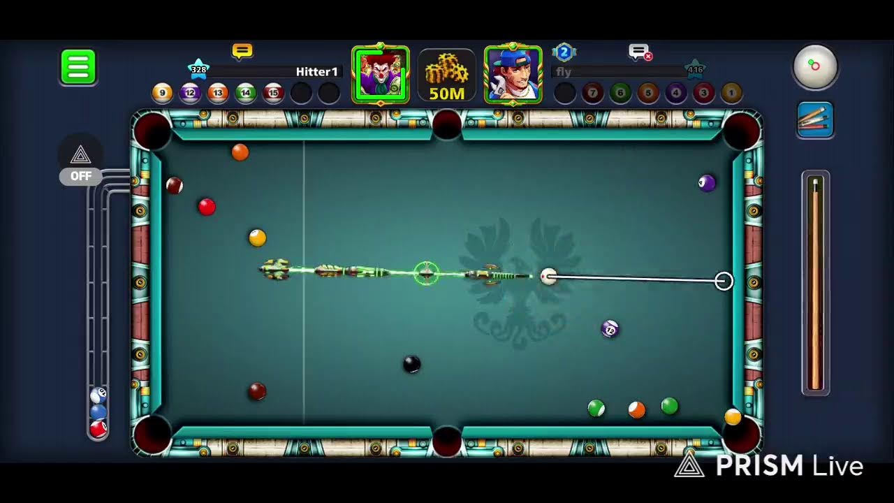 Let's Play 8bp with Laser Cue Live. #8 Ball Pool