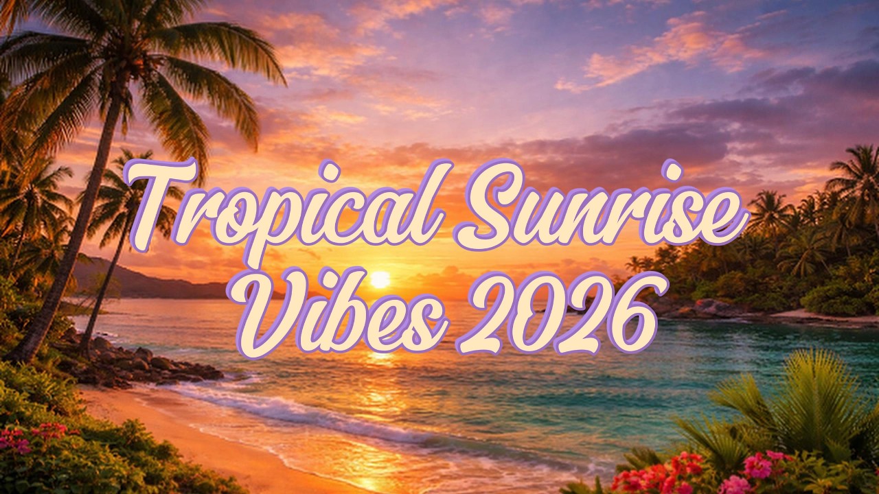 Tropical Sunrise Vibes 2026 ☀️ Chillout & Deep House | Morning Positive Energy