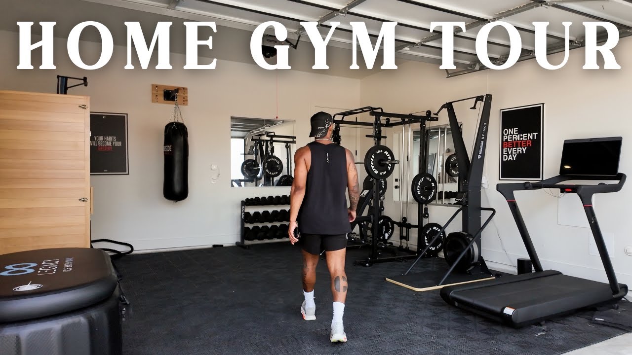 I Turned My Garage Into My Dream Home Gym | GYM TOUR
