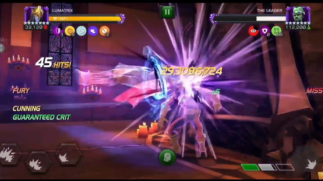LUMATRIX DAMAGE ROTATION | MCOC