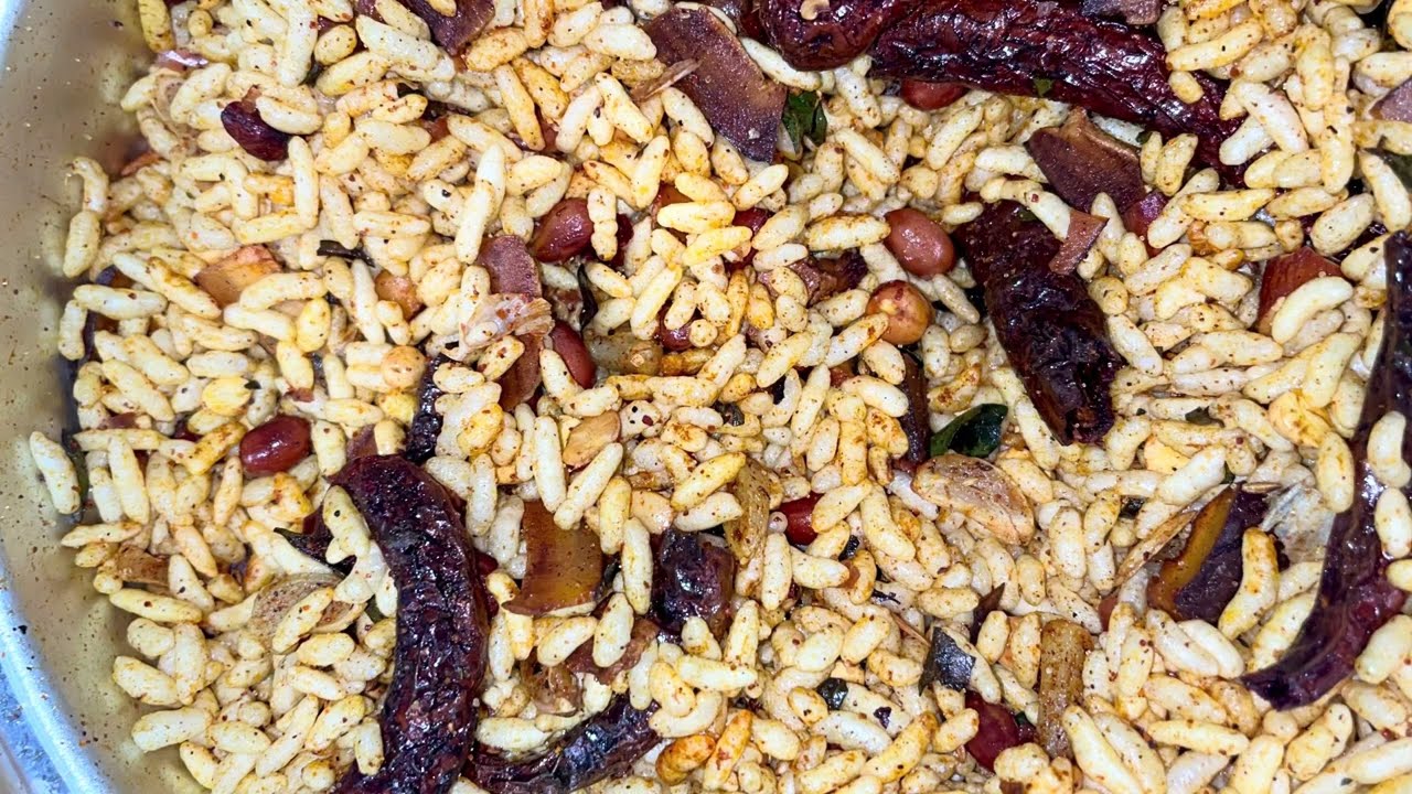 North Karnataka style Mandakki ಉತ್ತರ ಕರ್ನಾಟಕ ಮಂಡಕ್ಕಿ