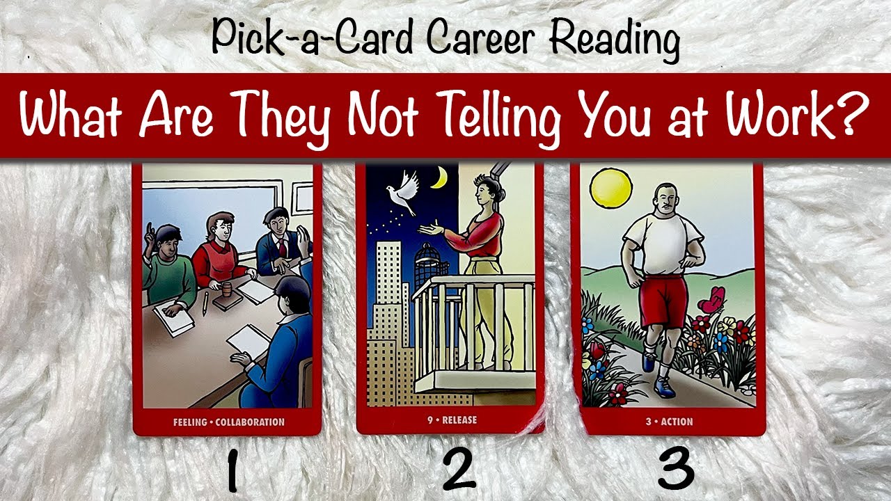 Career/Workplace - What Are They Not Saying?? // Pick a Card Tarot Reading