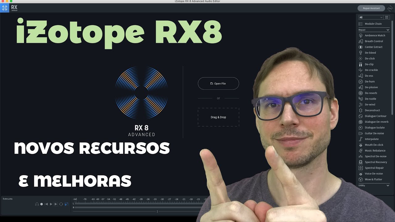 iZotope RX8 - Novos recursos e melhoras!