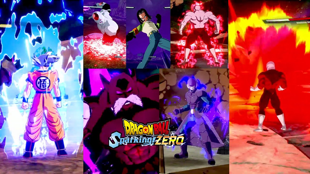 Sparking Zero: Tournament of Power Characters Showcase, All Skills Transformations and Movesets