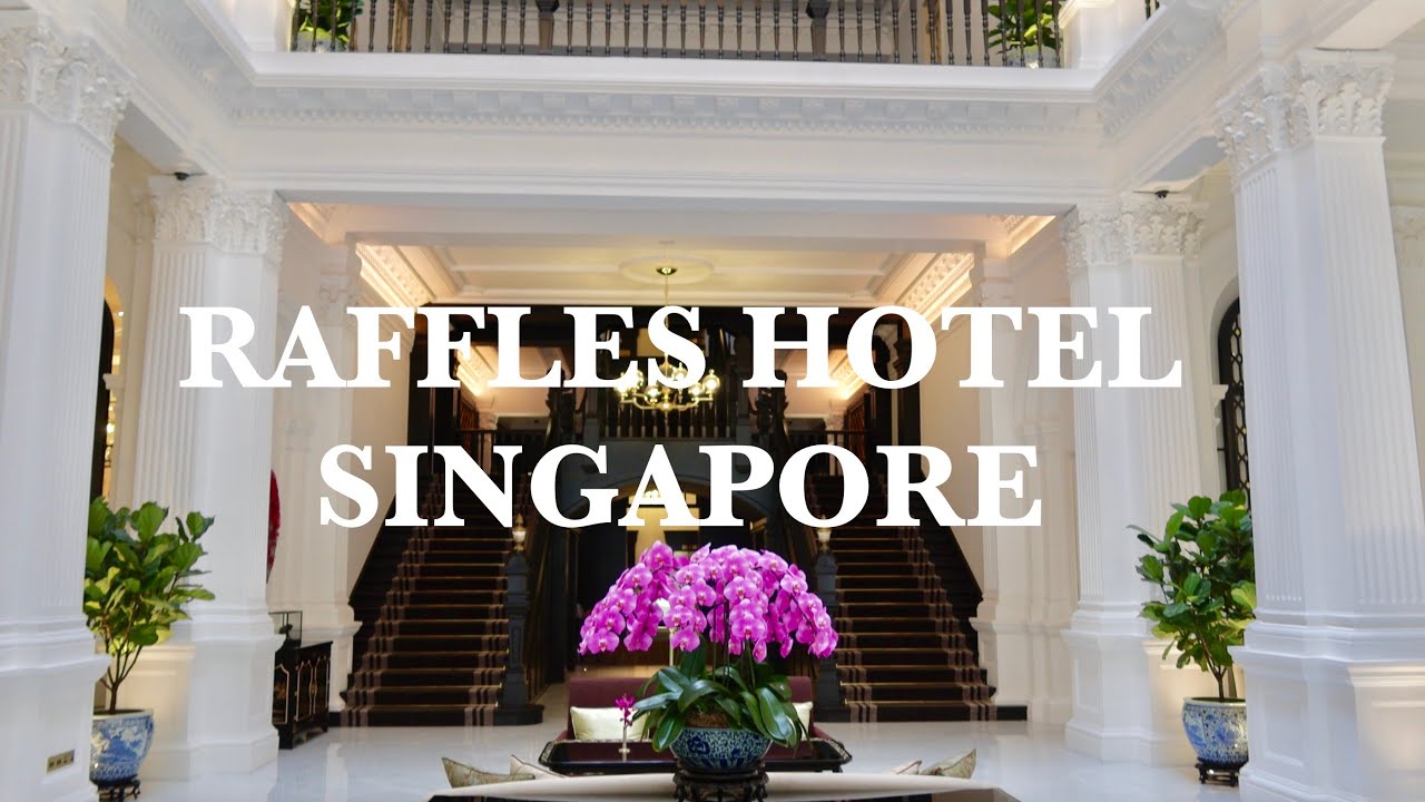 Singapore | Raffles Hotel Singapore | Singapore Vlog | Afternoon Tea | Hotel | Cocktail | Tea | 4K