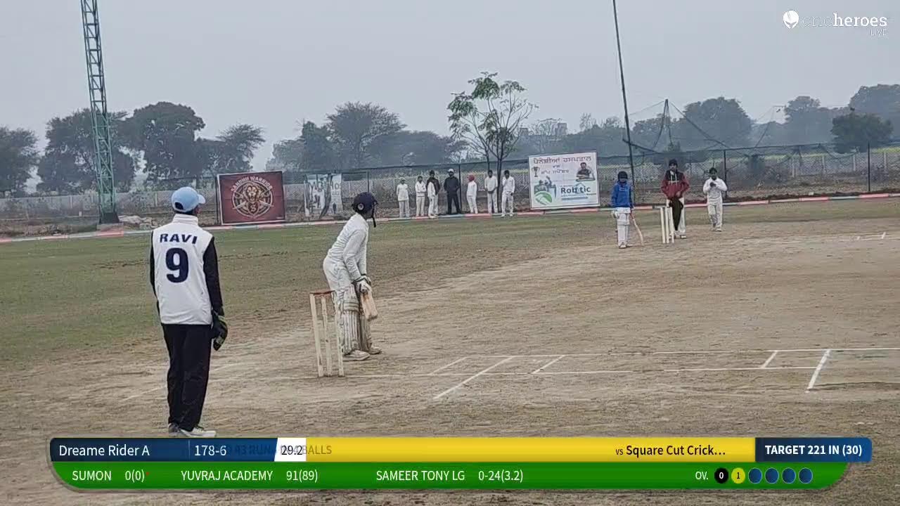 Square Cut Cricket Club vs Dreame Rider A live cricket match | Under 12 Series Dreame Rider Vs Squa