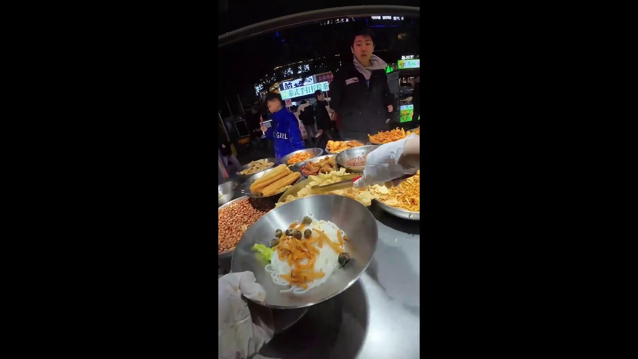 Street Food Livestream | Luosifen Bowl Build with Pickled Veg & Fried Tofu | Ambient Sounds