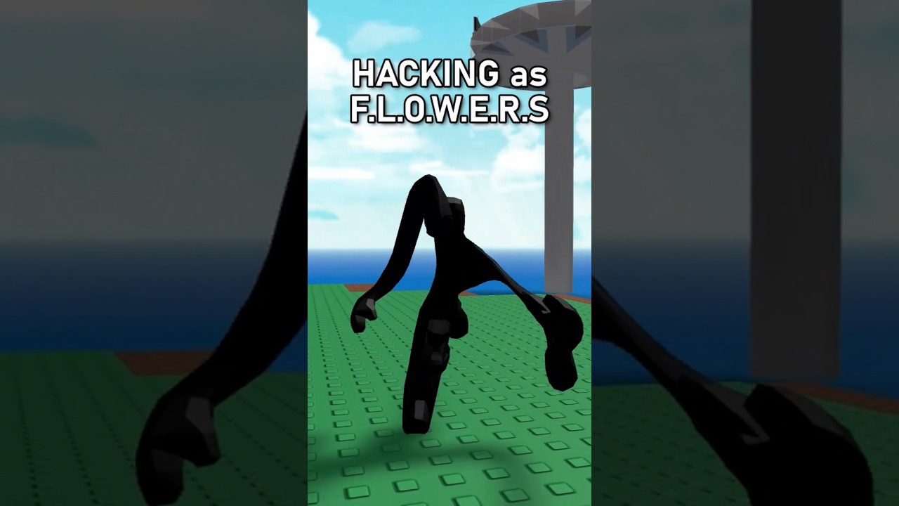 HACKING As Flowers.. #roblox #hacker #forsaken #funny #scary