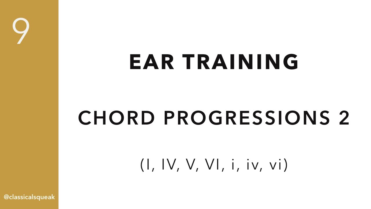 RCM Level 9 Chord Progressions I, IV, V, vi, i, iv, V, VI (Ear Training) | Set 2
