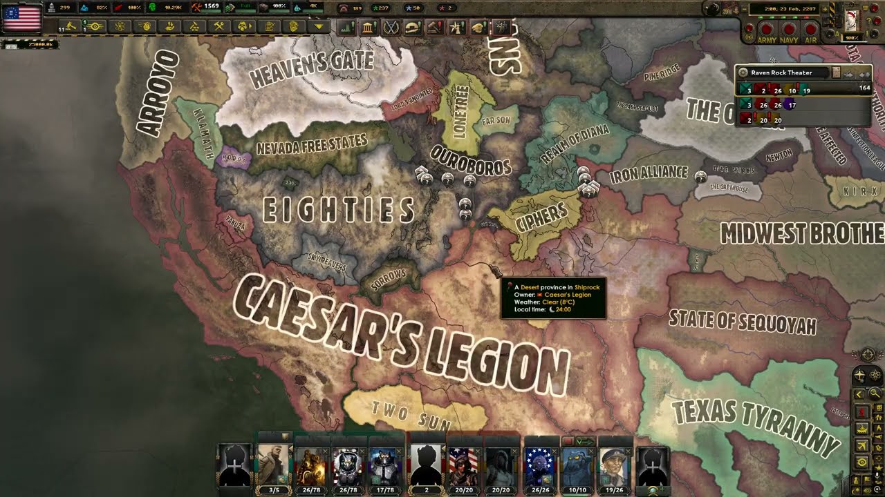 Hoi4 Old World Blues Raven Rock Ep 12 Preparations for chicago begin
